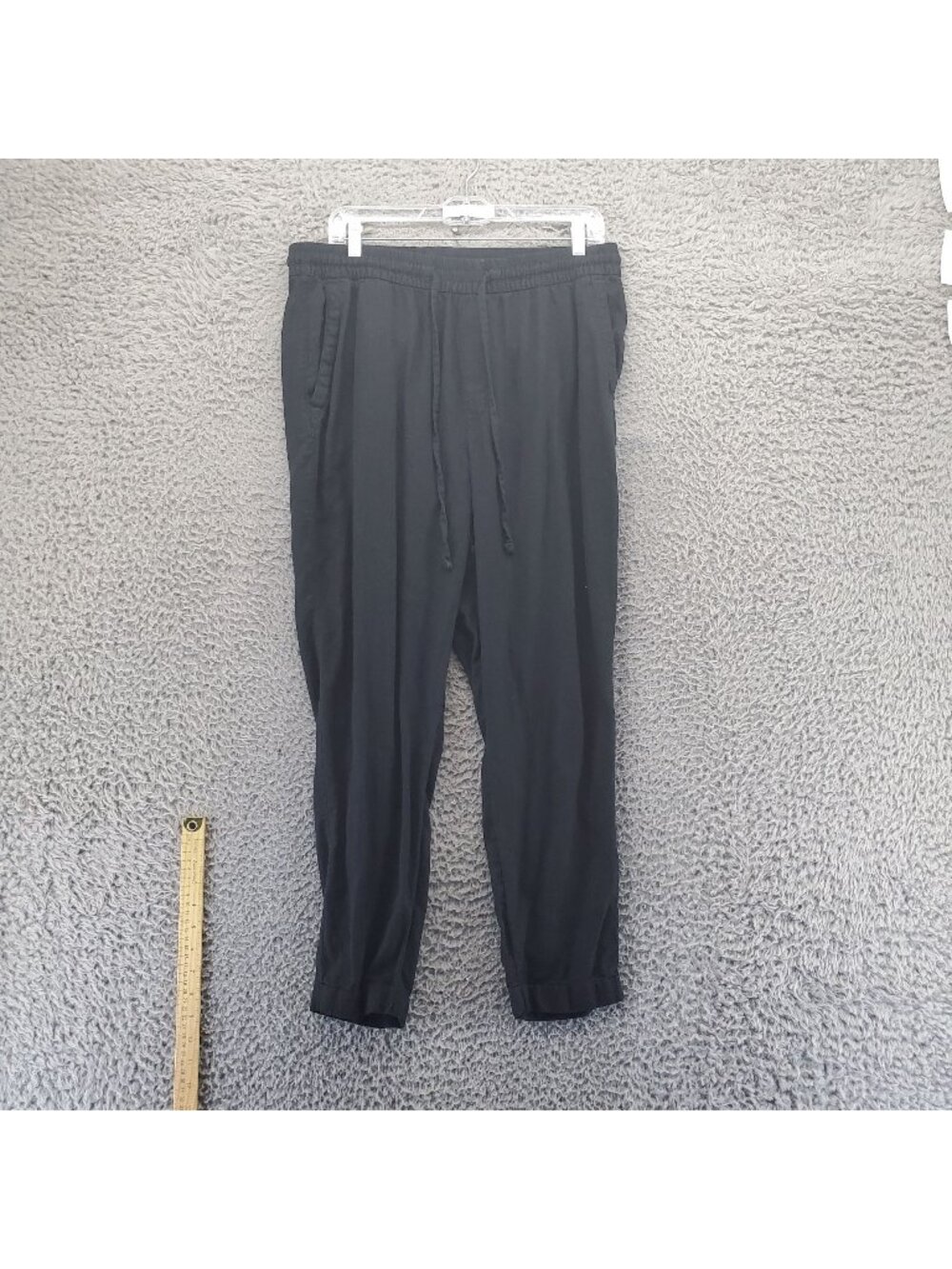 Old Navy Pants Womens Large Black Drawstring Lightweight Elastic Waist *Read*